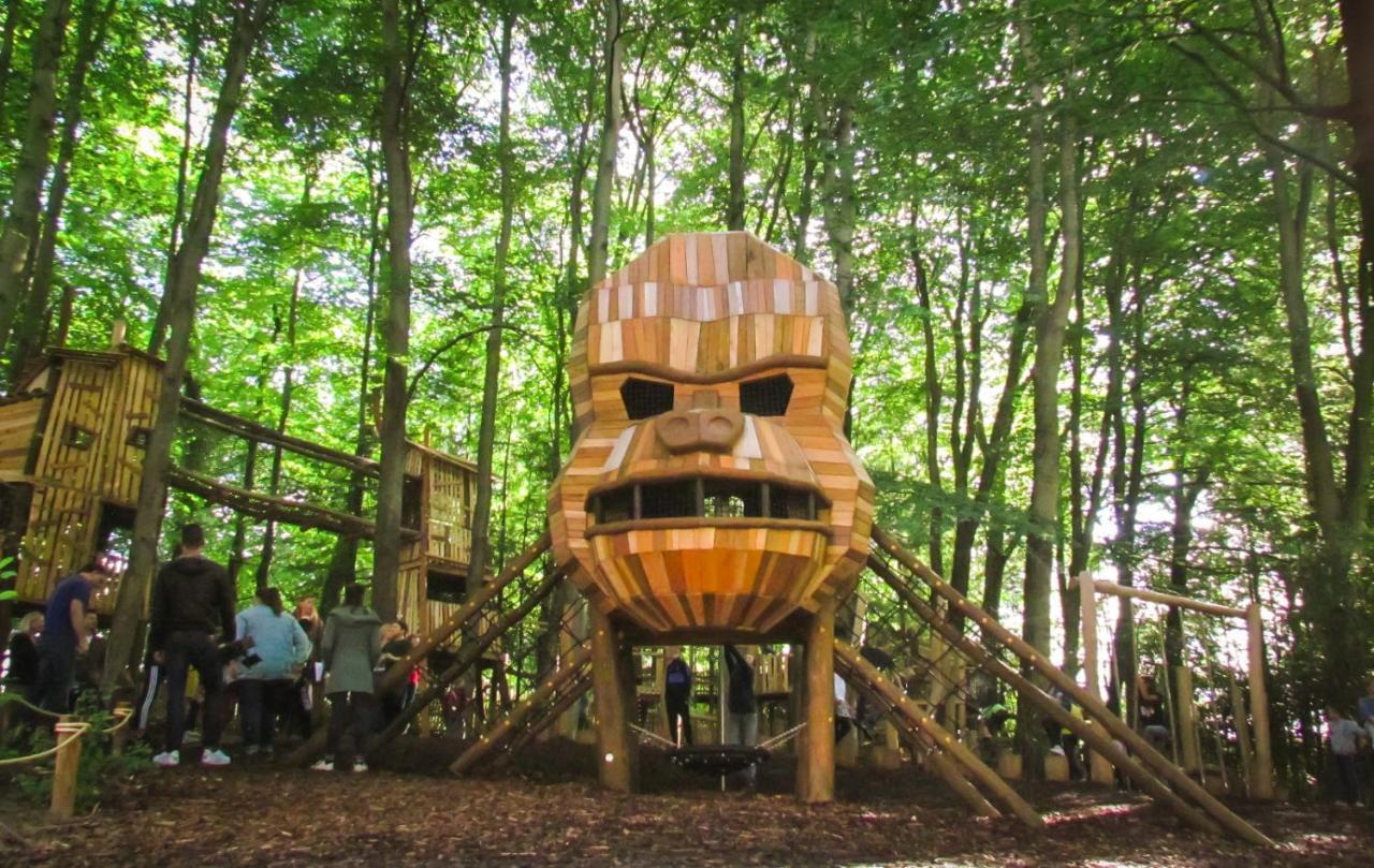 Sfeervolle Chalet Op De Veluwe In Hoenderloo Ξενοδοχείο Εξωτερικό φωτογραφία